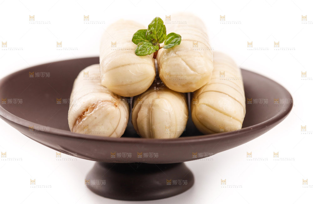 碟子里的大虾酥糖