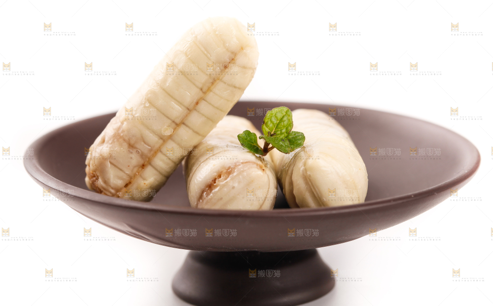 碟子里的大虾酥糖