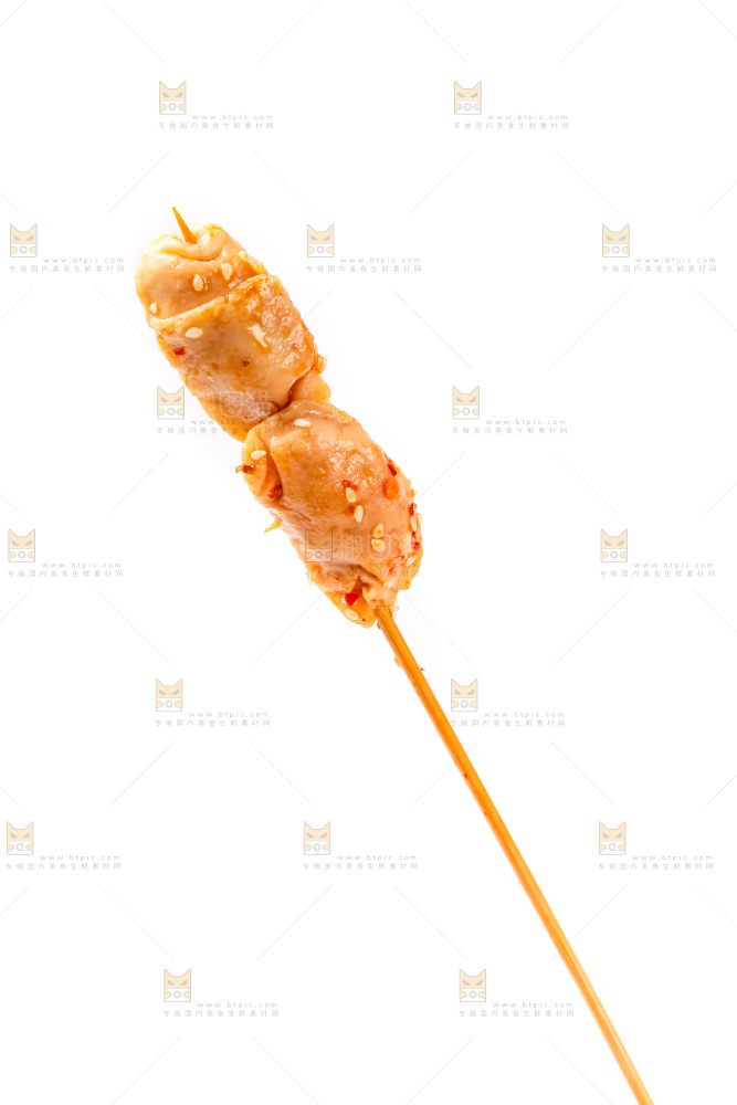 白底上的钵钵鸡食材