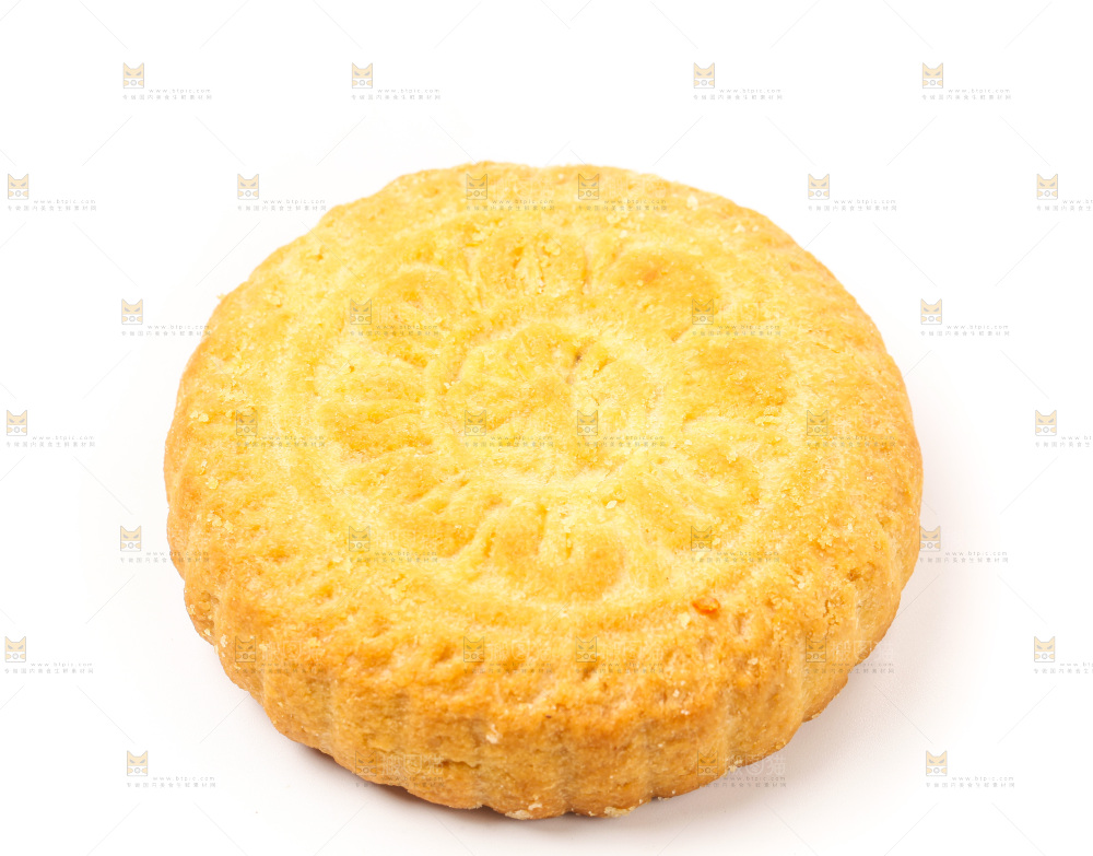 中秋月饼放在白底上