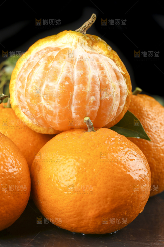 石板上的椪柑