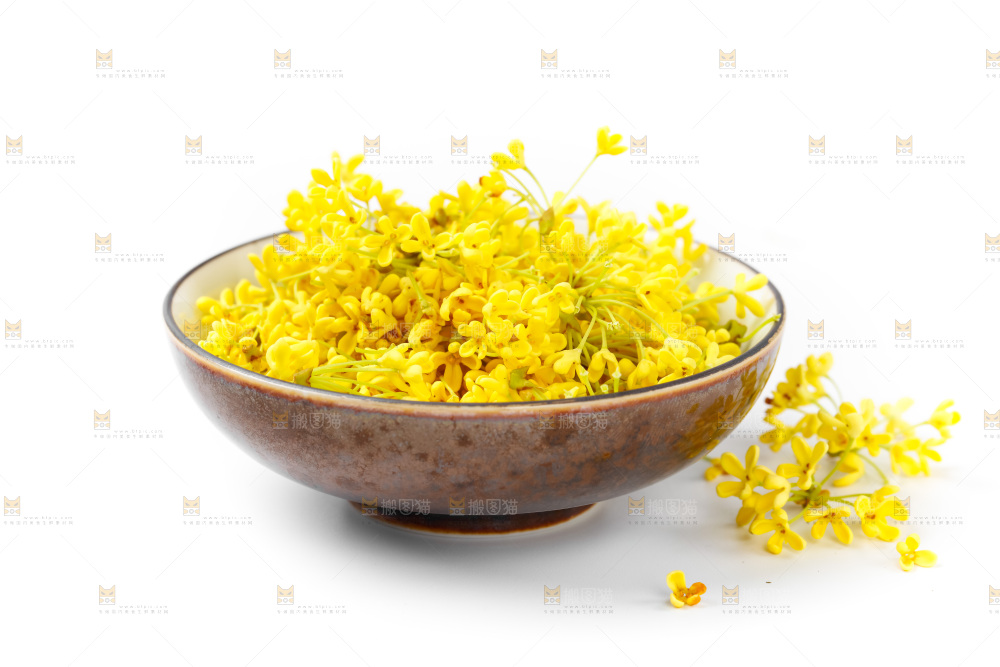 盘里的金桂花