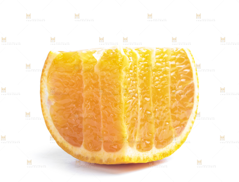 白底上放着椪柑