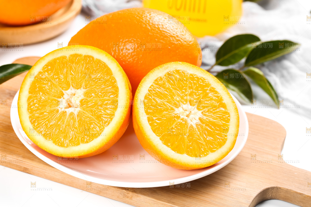 木板上的长虹脐橙