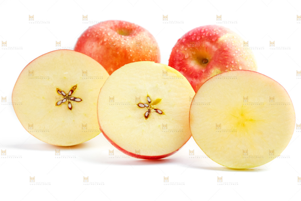 白底上的陕西红富士