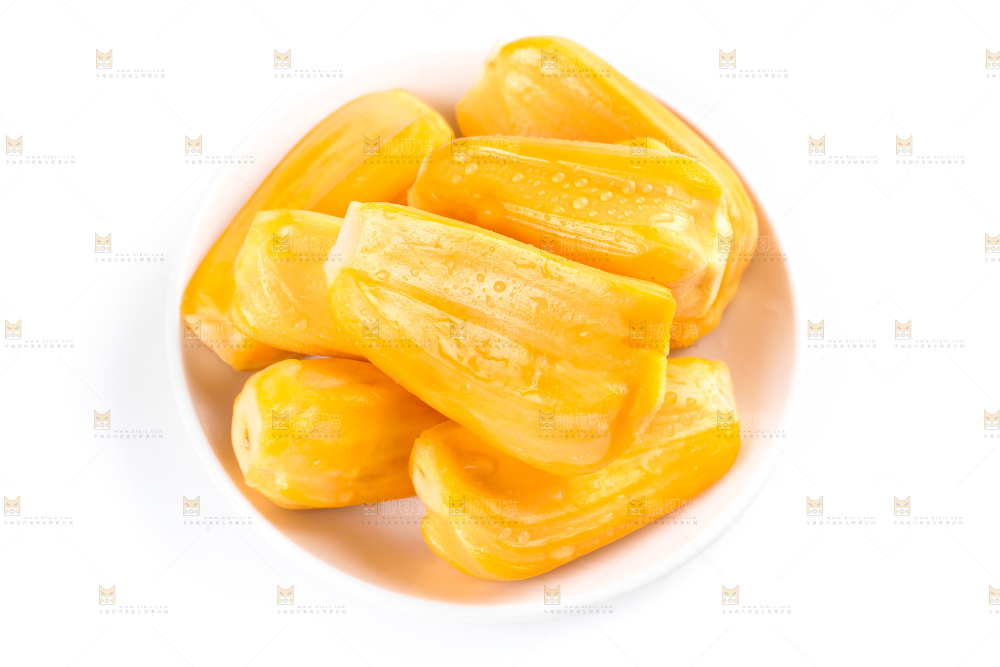 碟子里装着越南菠萝蜜