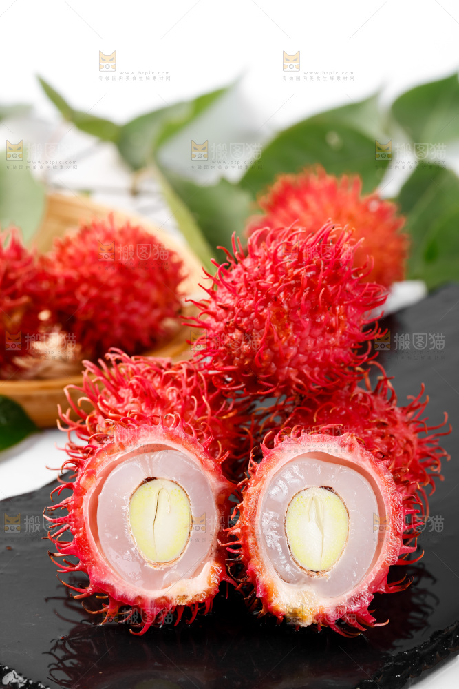 深底上的海南红毛丹