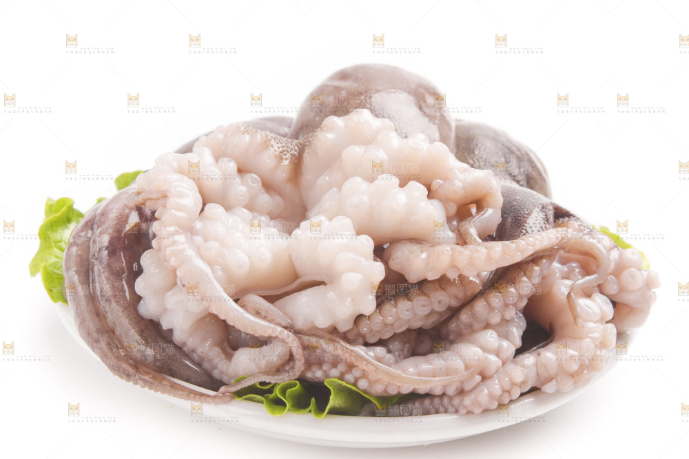 盘子里的大连章鱼