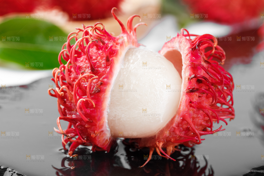 深底上的海南红毛丹