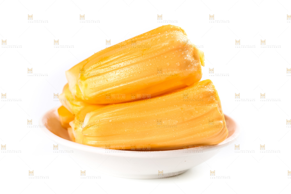 碟子里装着越南菠萝蜜