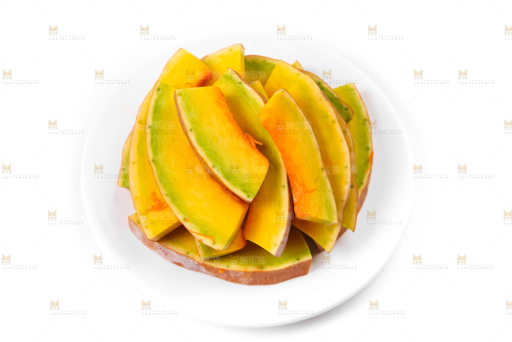 盘子里的南瓜