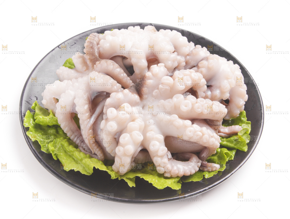 盘子里的大连章鱼