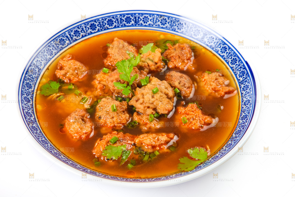 碗里的红烧豆圆子