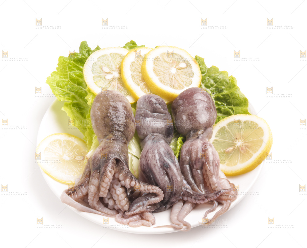 盘子里的大连章鱼