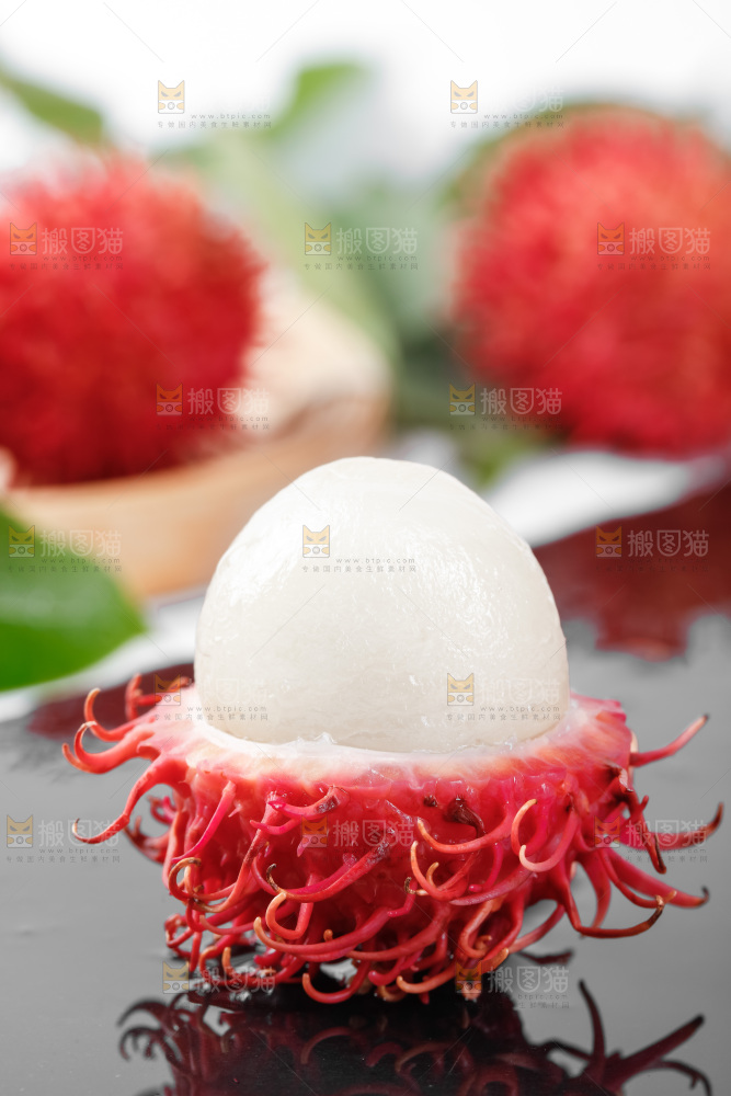 深底上的海南红毛丹