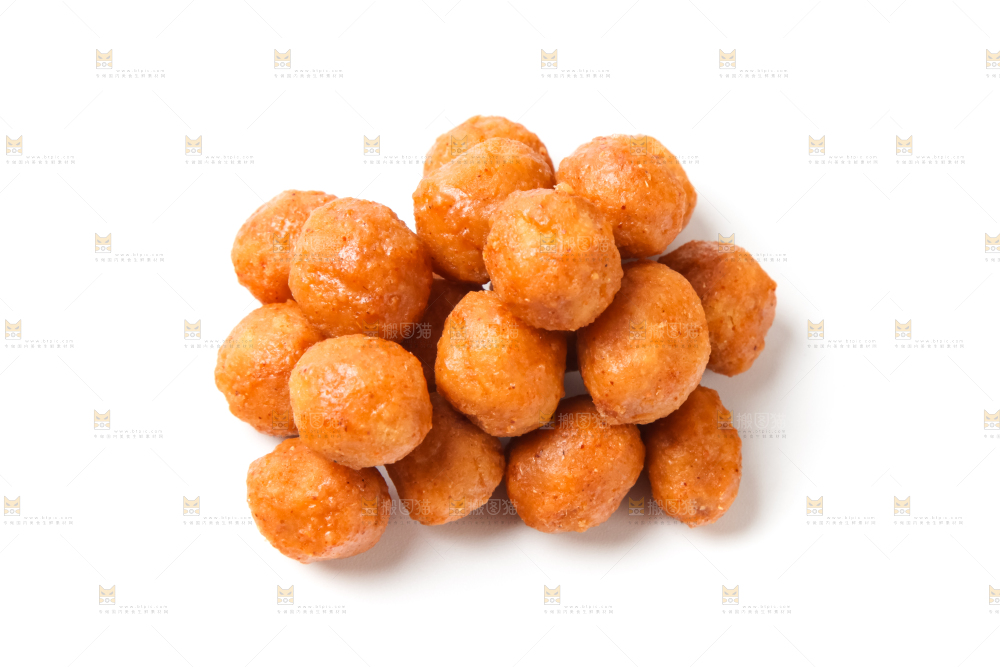 白底上的怪味豆