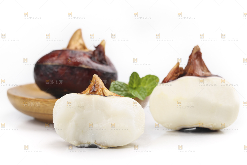 白底上放着广西马蹄