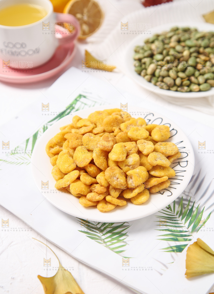 盘子里的蚕豆