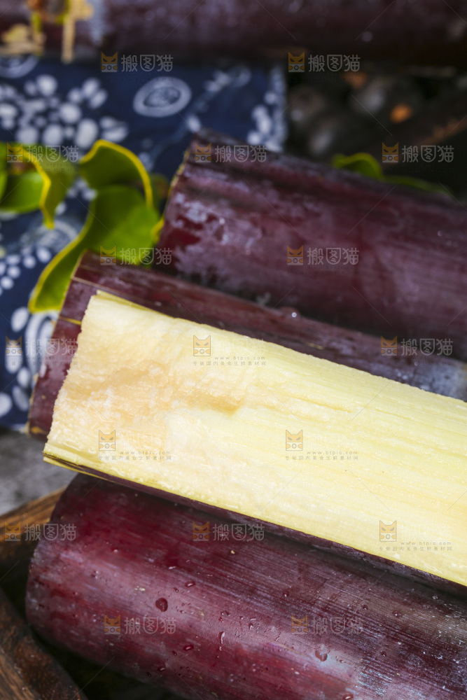 深底上的广西黑皮甘蔗