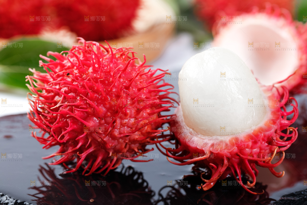 深底上的海南红毛丹