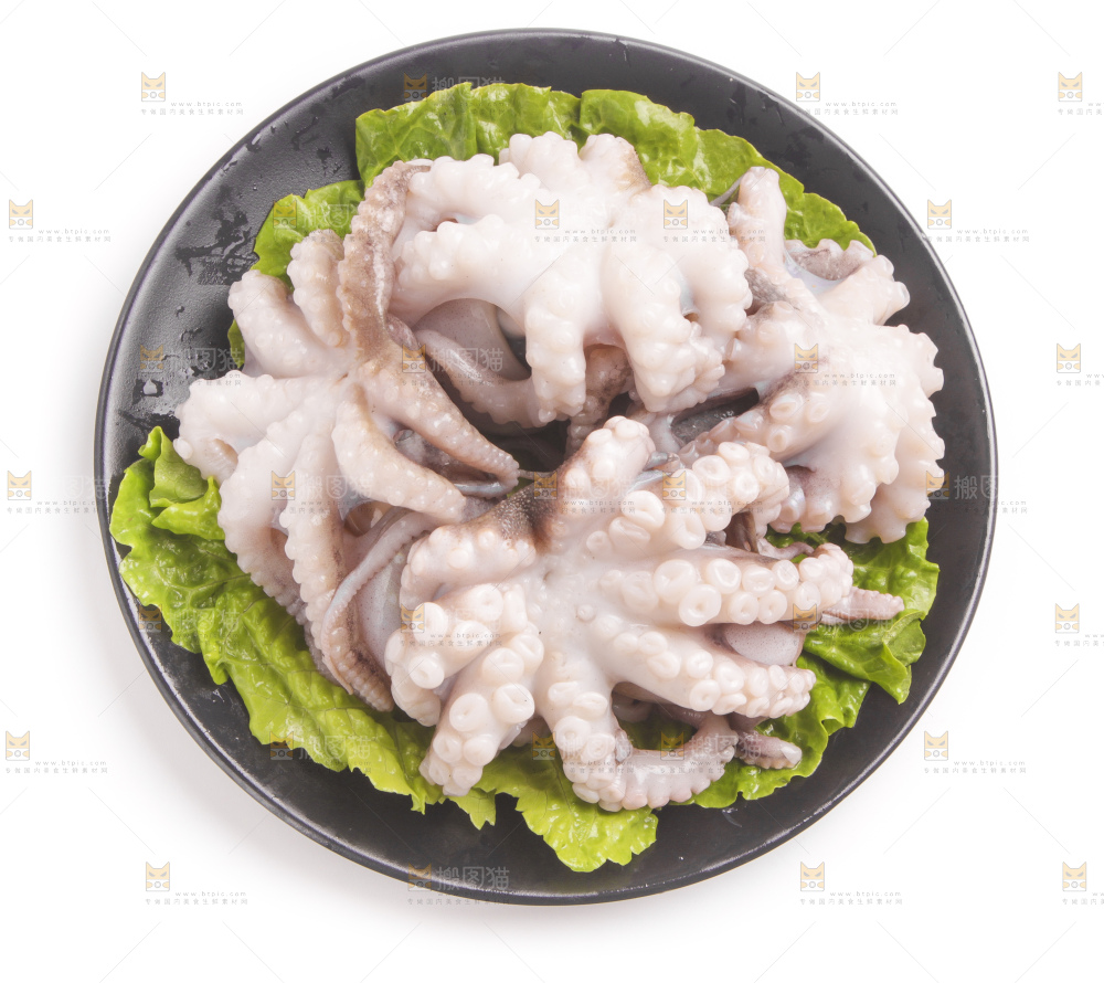 盘子里的大连章鱼