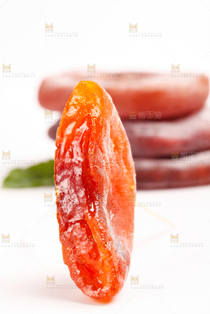 白底上的富平柿饼