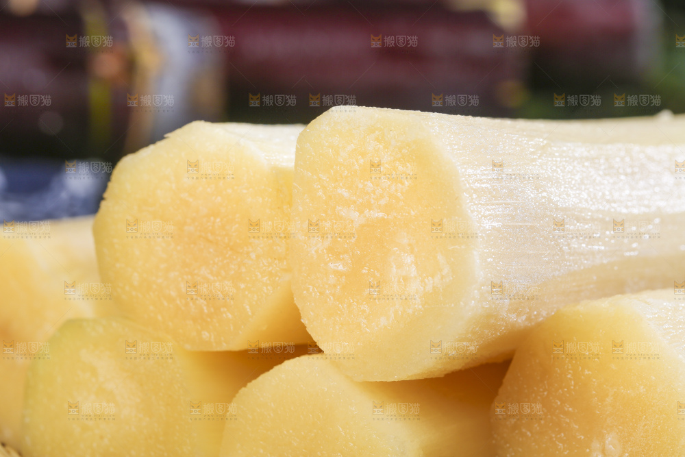 深底上的广西黑皮甘蔗