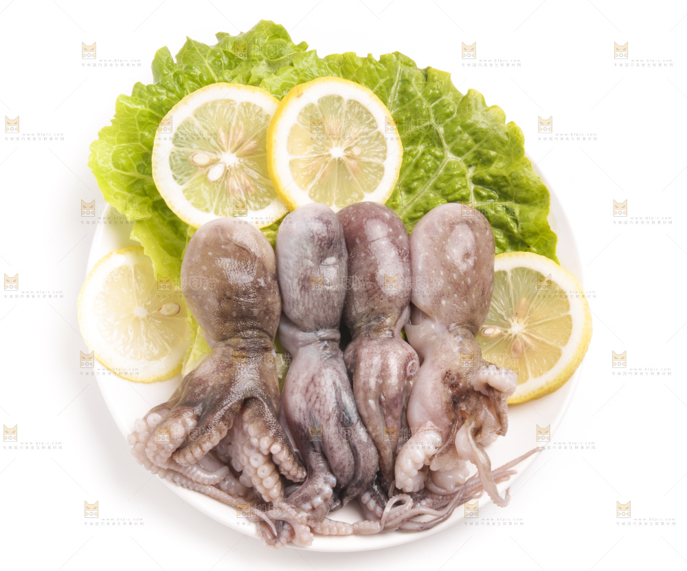 盘子里的大连章鱼