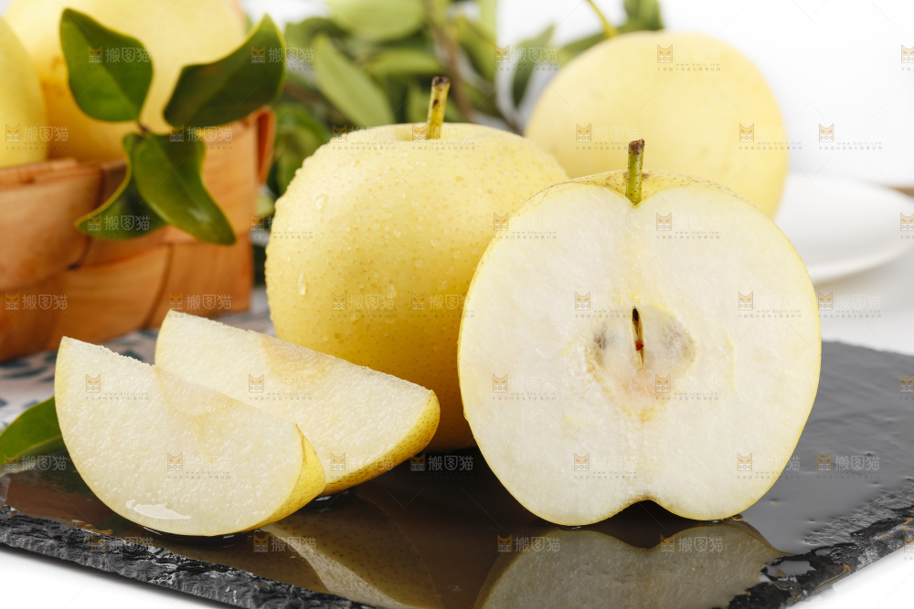 石板上的甘肃皇冠梨