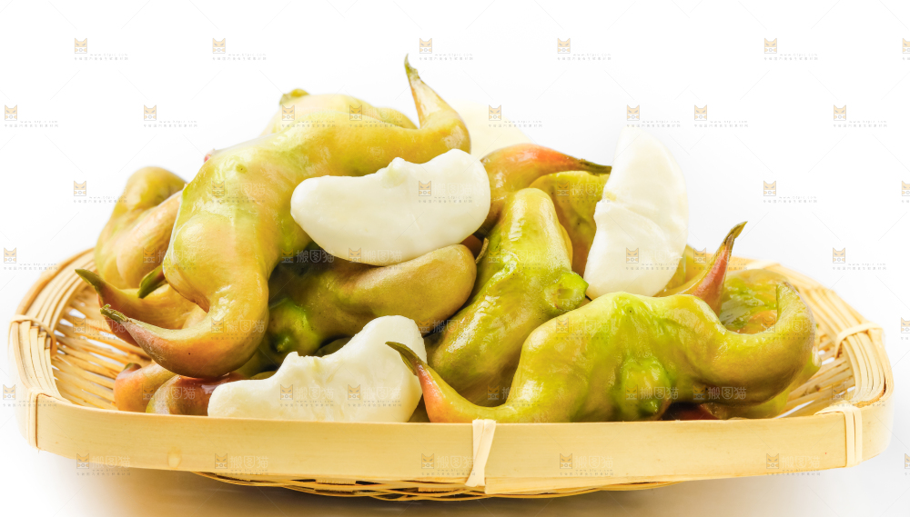 篮子里的菱角