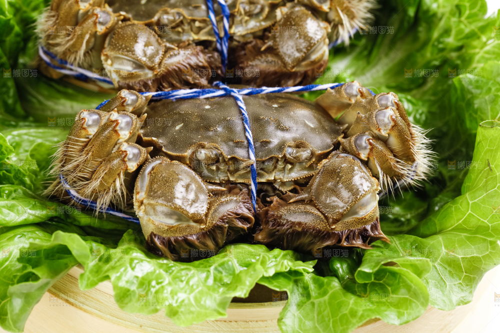蒸笼里装着大闸蟹