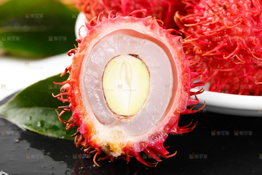 深底上的海南红毛丹