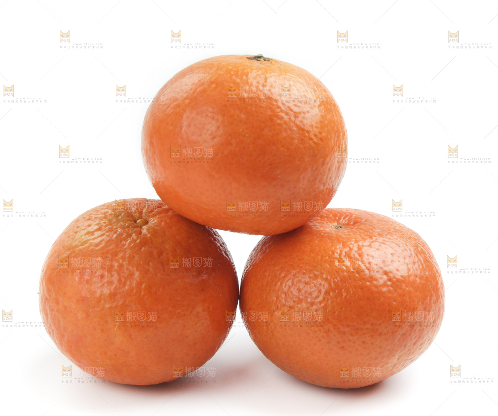 白底上的云南沃柑