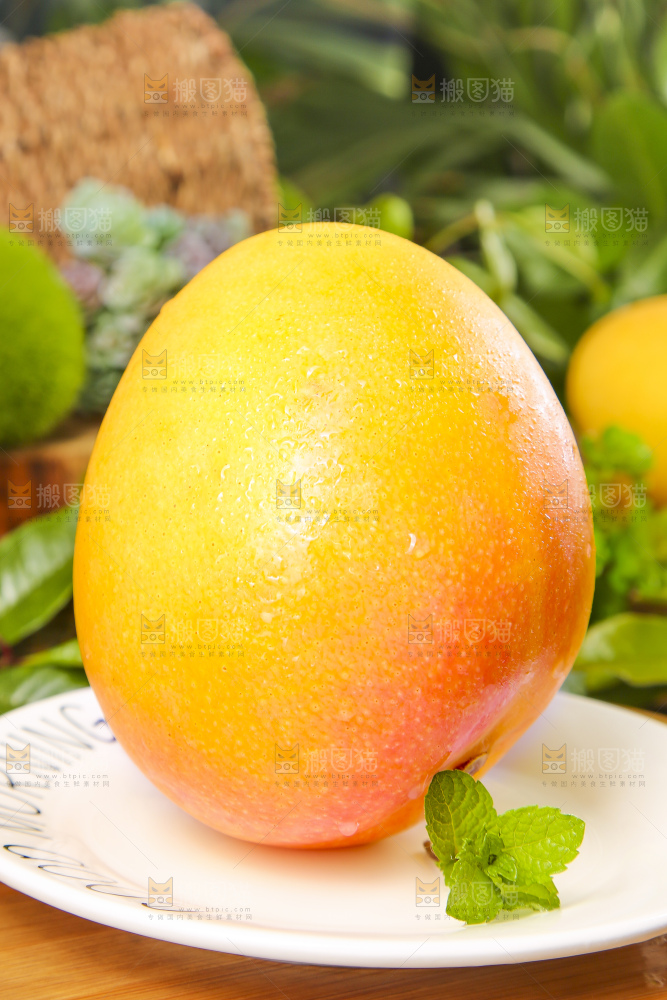 盘子里装着黄金澳芒