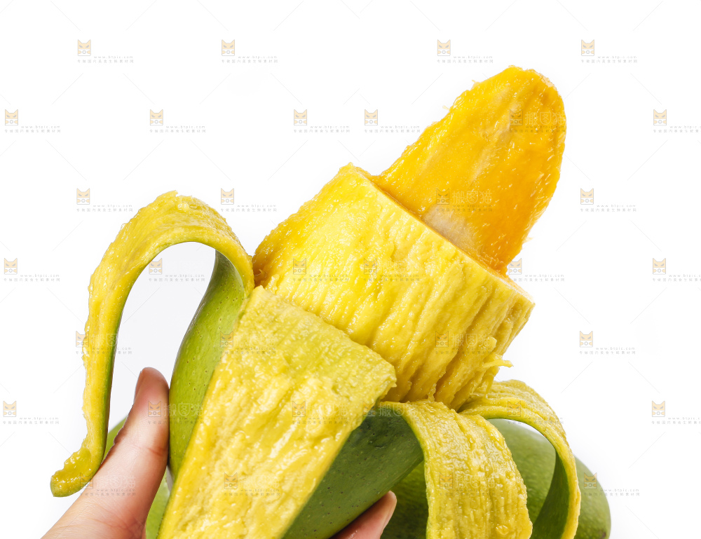 手里拿着大青芒