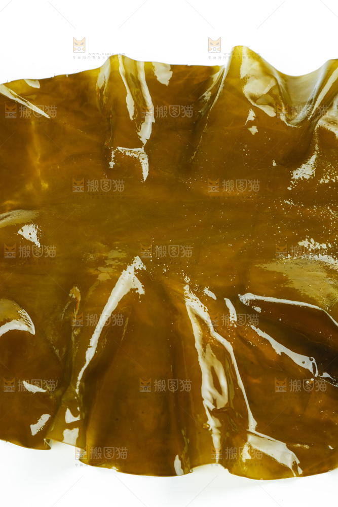 白底上放着海带