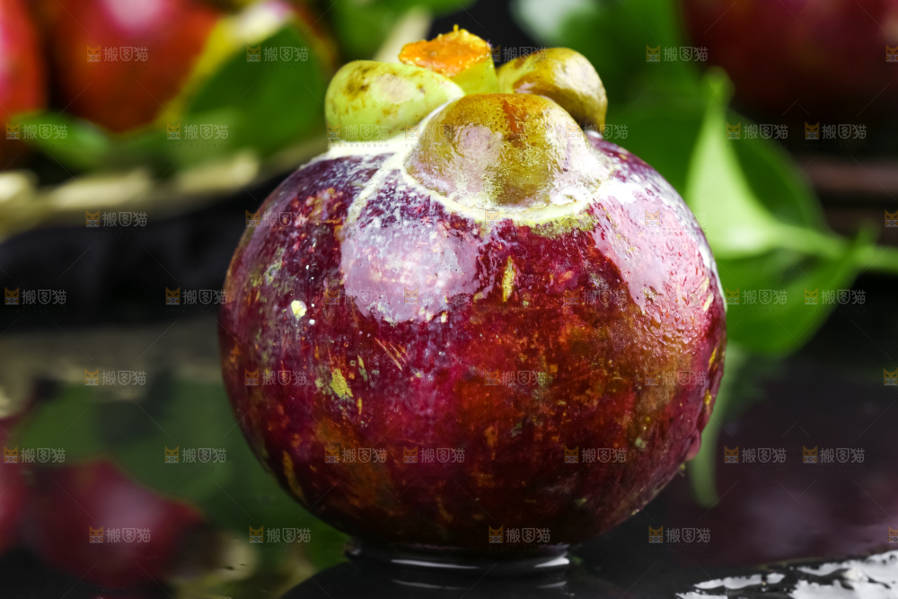 深底上的印尼进口山竹