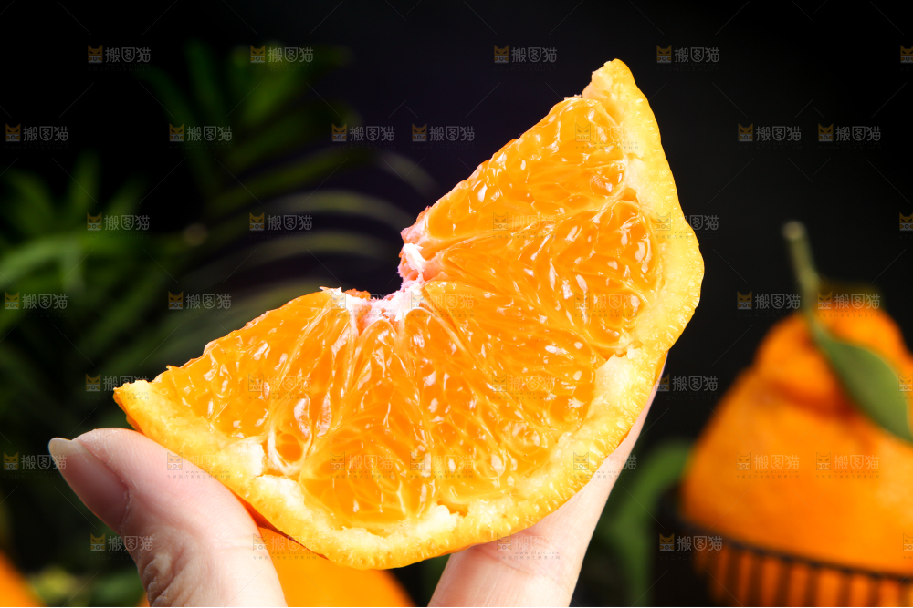 手拿切开的丑八怪