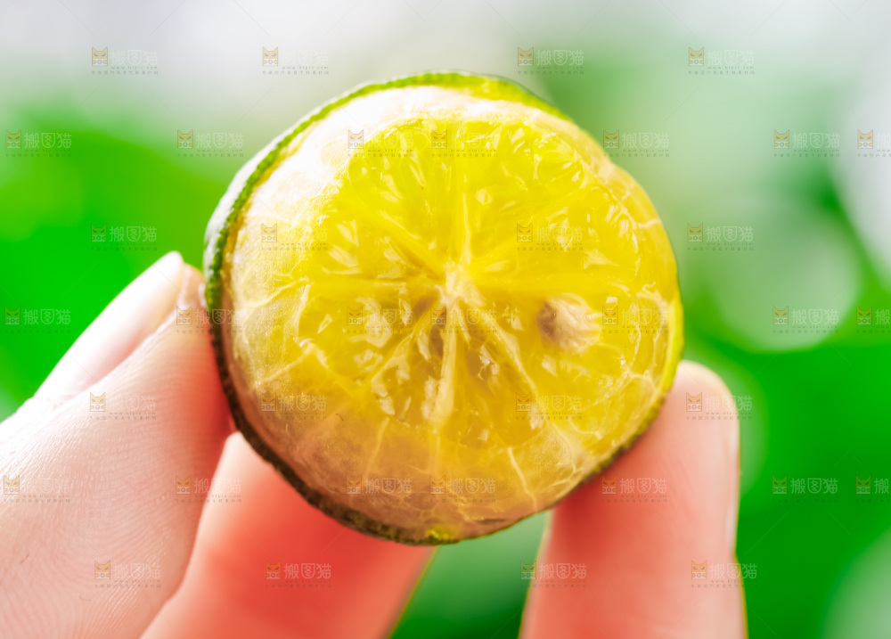 手里拿着小金桔