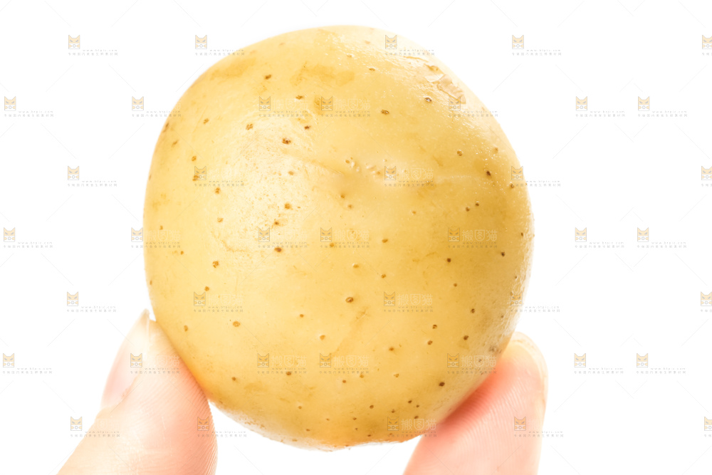 白底上放着云南小土豆