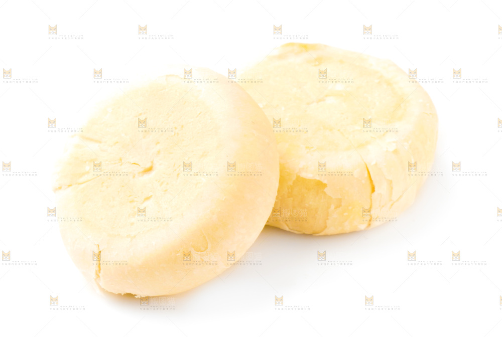白底上的榴莲饼