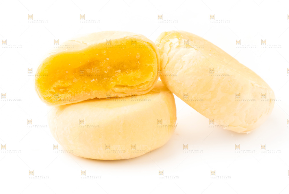 白底上的榴莲饼