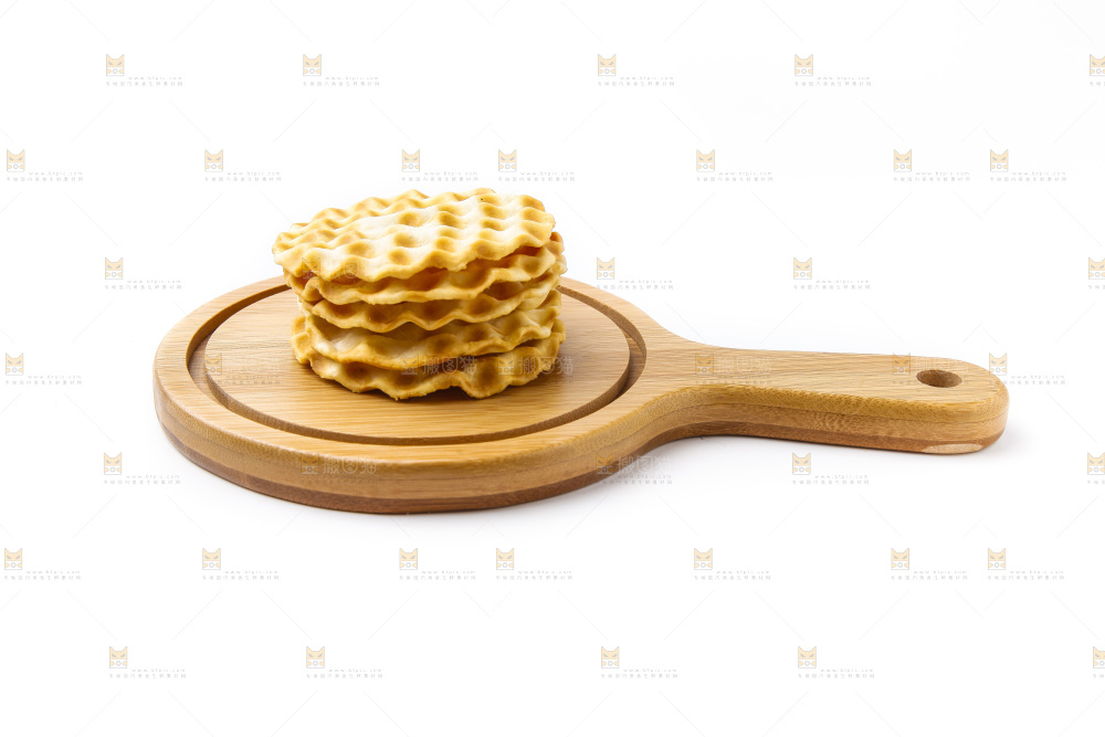 木板上的石头烧饼