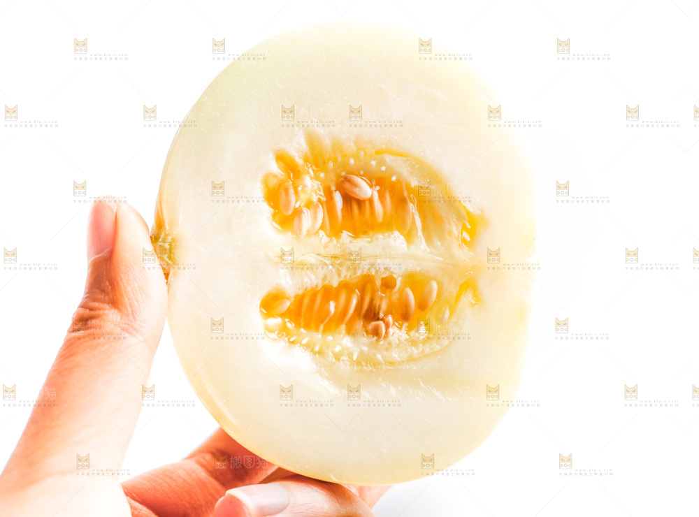手拿阎良甜瓜