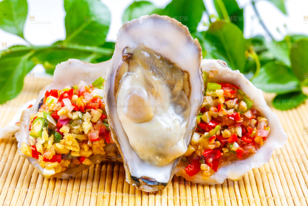 浅底上放着乳山生蚝