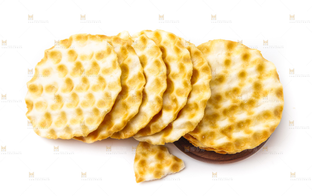 白底上的石头饼