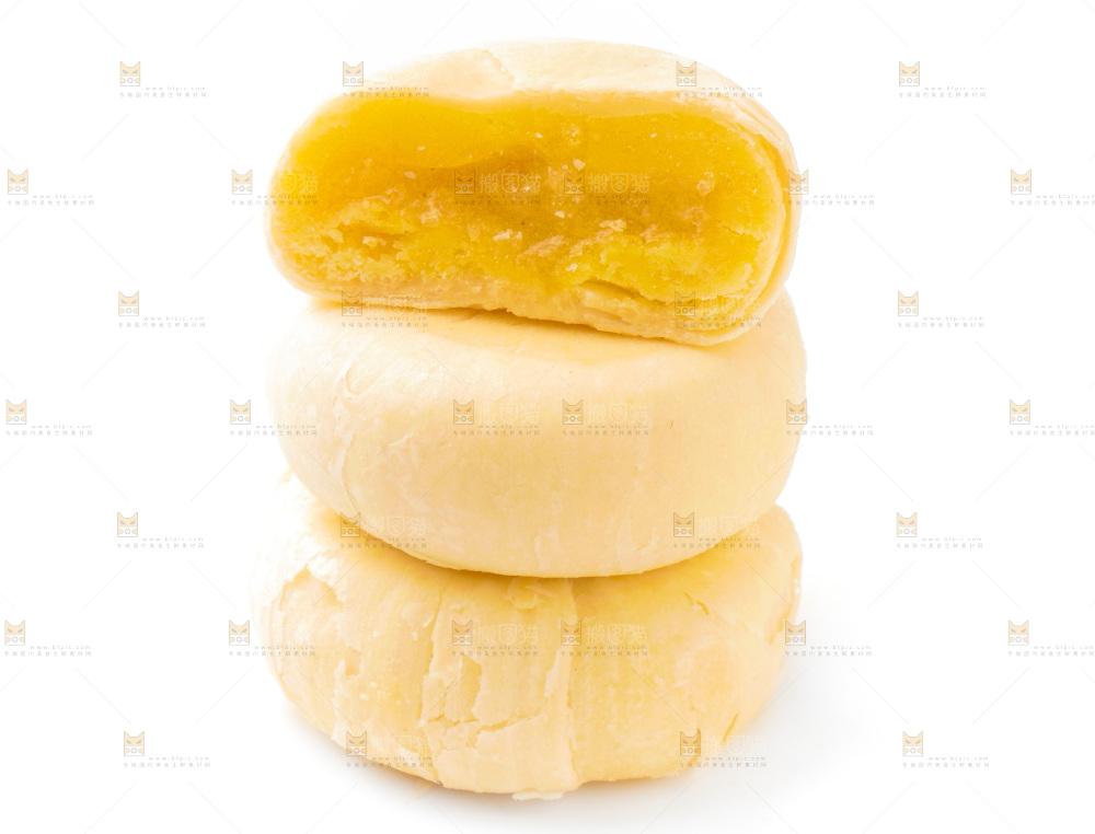 白底上的榴莲饼