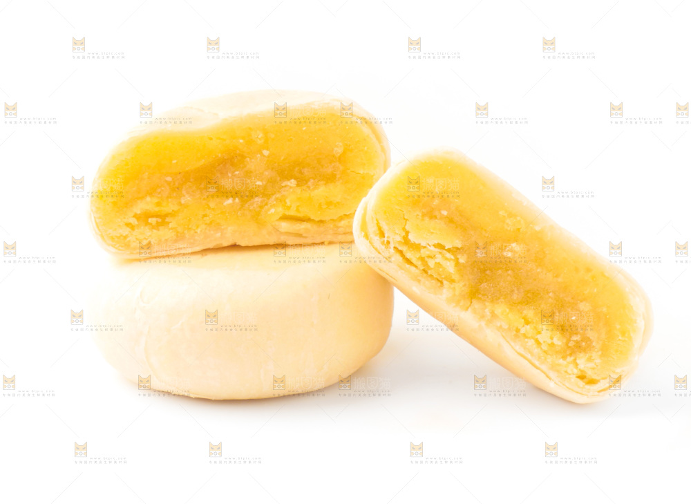 白底上的榴莲饼