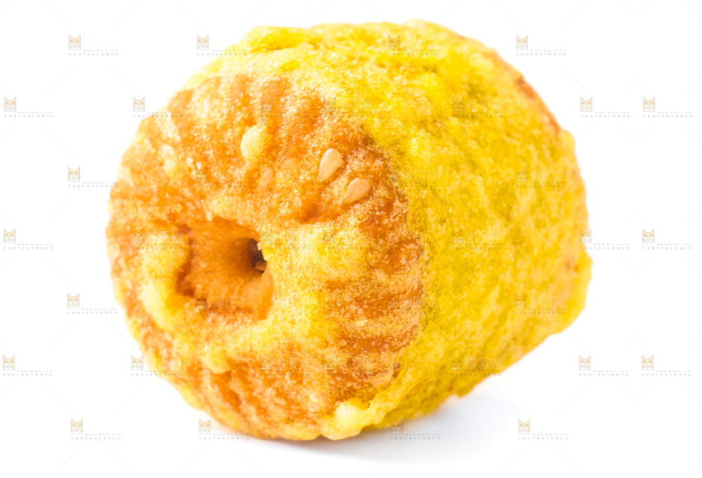 白底上的绿豆饼