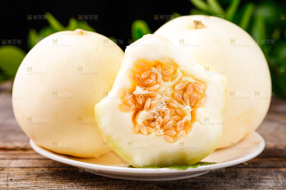 木底上的阎良甜瓜